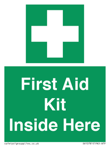 First Aid Kit Inside Here